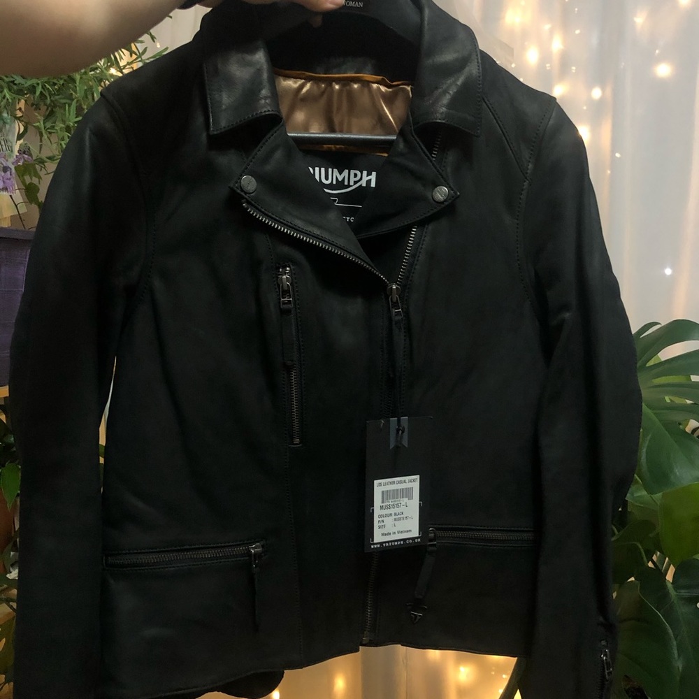Triumph Motorcycle Leather Jacket